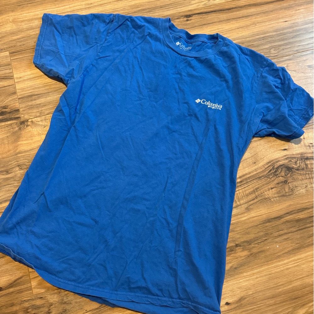 Columbia Men's Blue Short Sleeve Tee